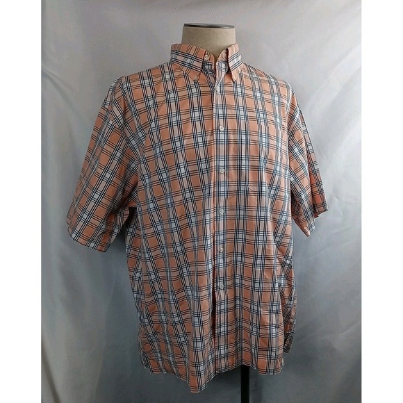 Jos. A. Bank Other - VTG Jos. A. Bank Plaid Shirt Men's Size XL Button Down Pastel Short Sleeve Shirt